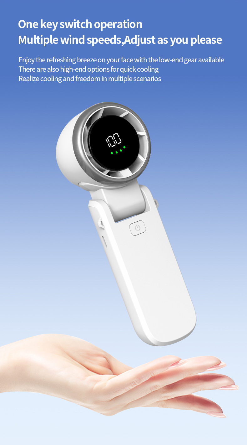 2025年新款手持折叠高速小风扇