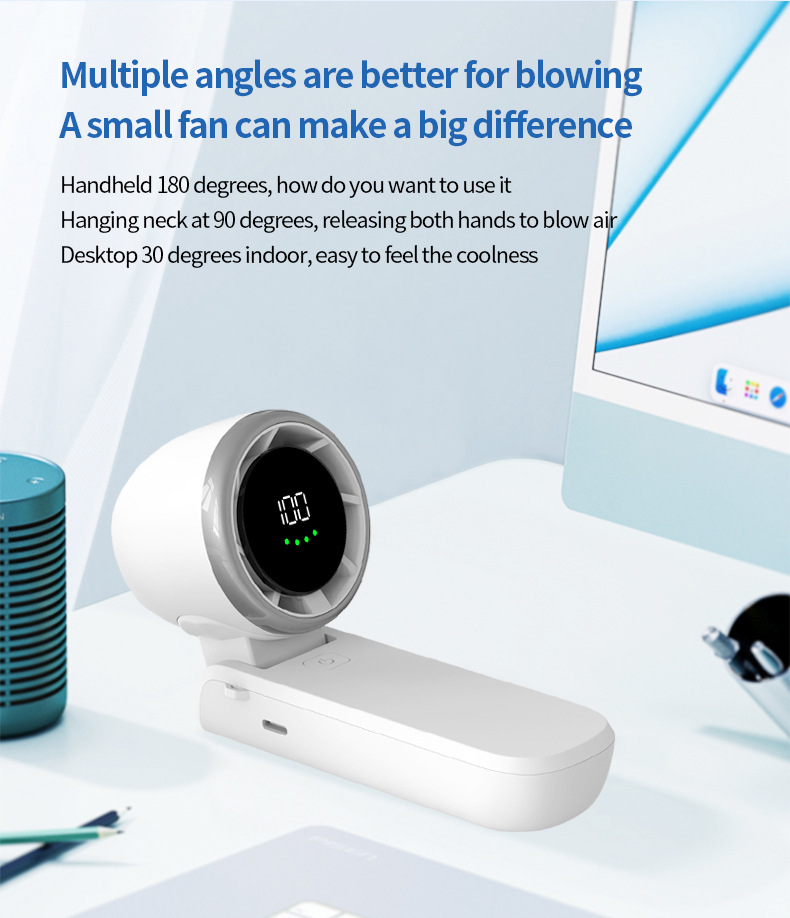 2025年新款手持折叠高速小风扇