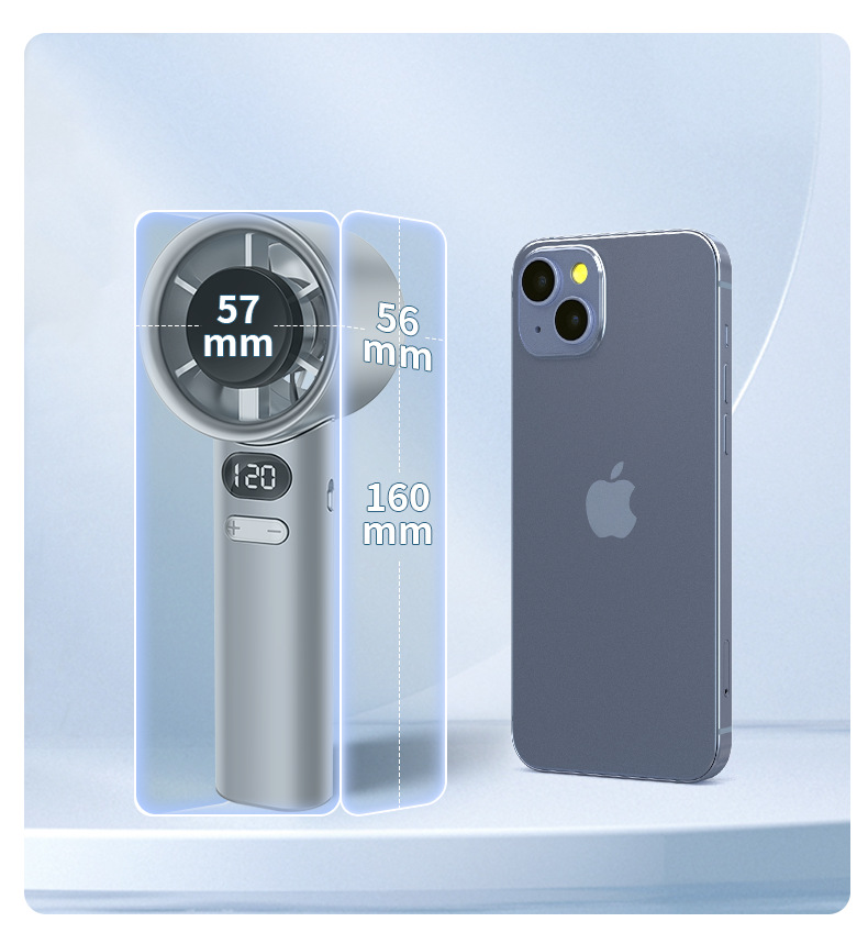 M11夏季暴力涡轮高速风扇120档制冷敷手持迷你风扇USB小风扇